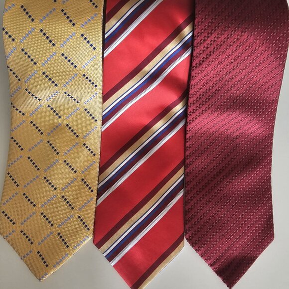 Vintage Paris Luxury 100% Silk Ties by WES DORSEY RARE - Picture 2 of 9